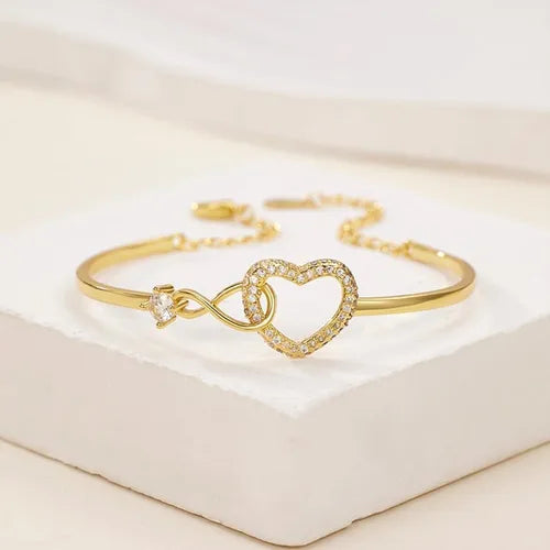 Pulsera CORAZON INFINITO para HIJA