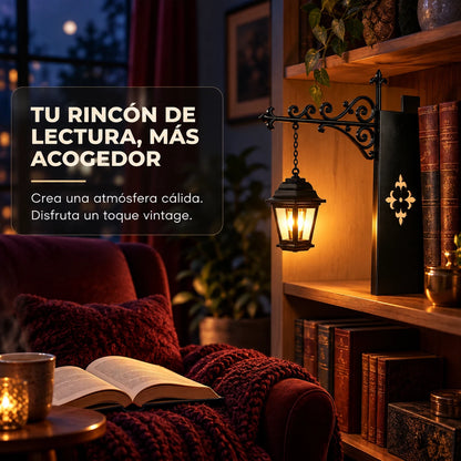 🏮VintageGlow Pro™ Farol Sujetalibros Vintage📚