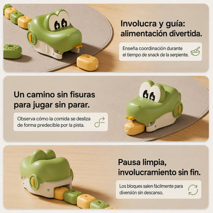 🐍SnakeHunt Pro™ Juego de Alimentar la Serpiente a Control Remoto 🎮 2x1
