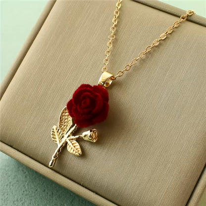 🌹 Collar de la Bella y la Bestia