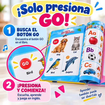 SoundMaster Kids™ Libro Interactivo de Inglés