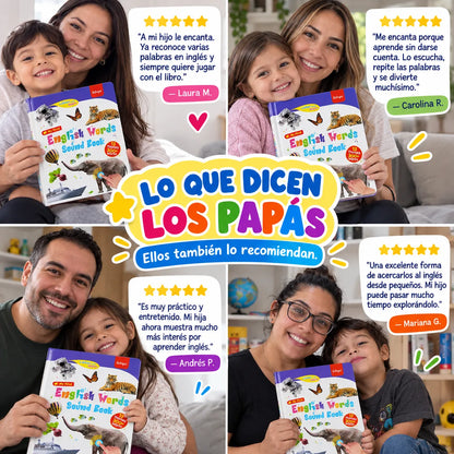 SoundMaster Kids™ Libro Interactivo de Inglés