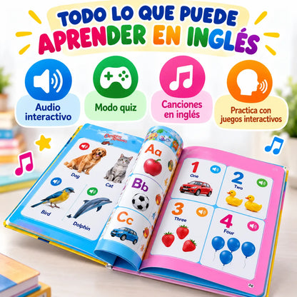 SoundMaster Kids™ Libro Interactivo de Inglés
