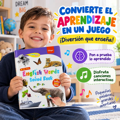 SoundMaster Kids™ Libro Interactivo de Inglés