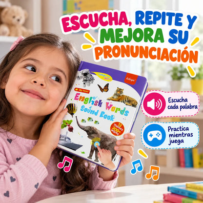SoundMaster Kids™ Libro Interactivo de Inglés