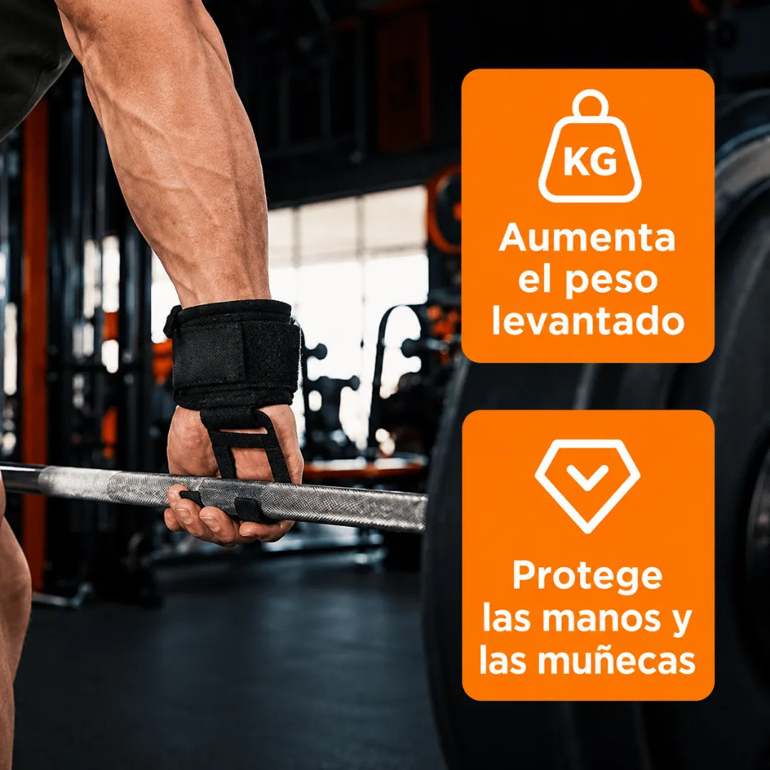 🏋️‍♂️ IronGrip™: Ganchos de Levantamiento de pesas