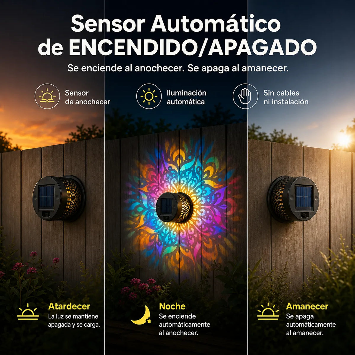 LuminaMandala™🏮 Proyector Solar