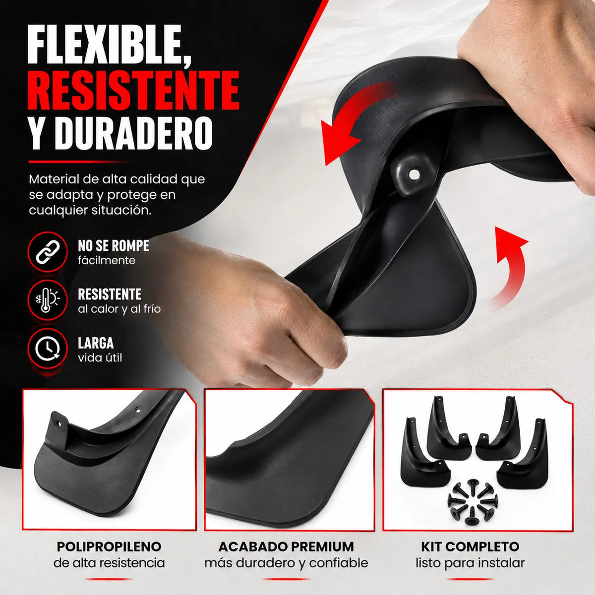 FlexGuard™🚗 Kit x4 Protectores de Barro