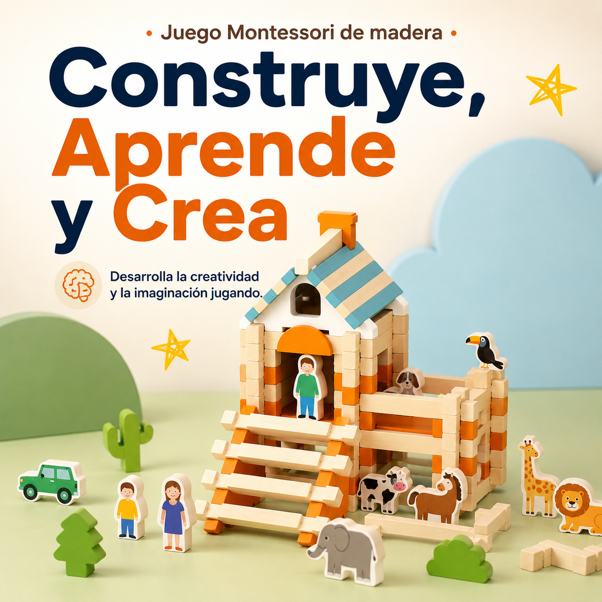 🪵 Bloques de Construcción Montessori™